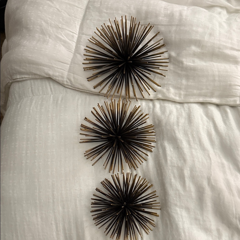 Modern Gold and Black Wall Art